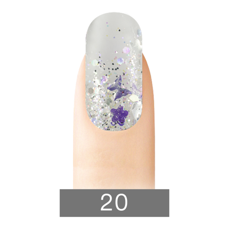 Cre8tion Nail Art Glitter, 020, 0.5oz KK1031 